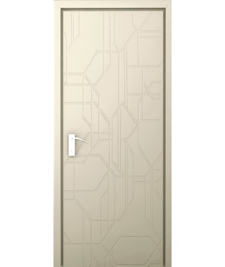 Дверь с ПВХ покрытием Гекса (Софт Джелато)